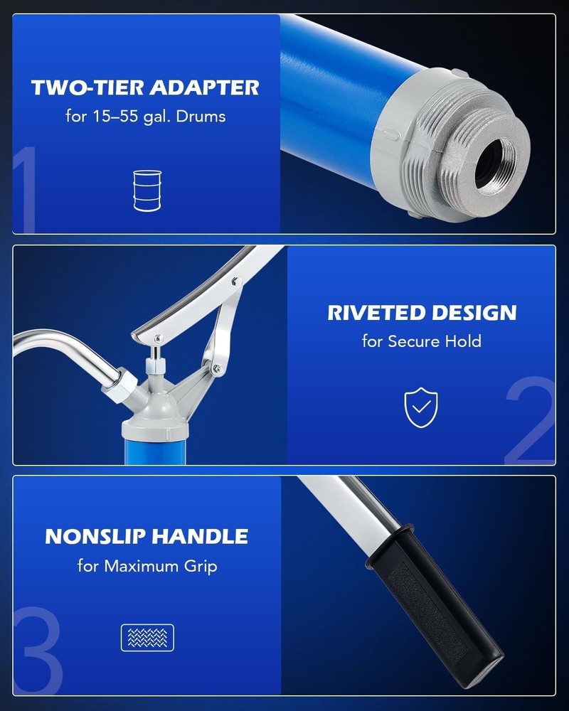 Versatile Fluid Transfer Pump for Home & Garage