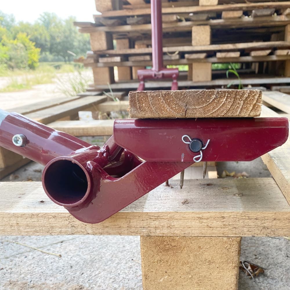 Pallet Buster Tool - Articulating Pivot-Action Head Deck Board Removal Tool Deck