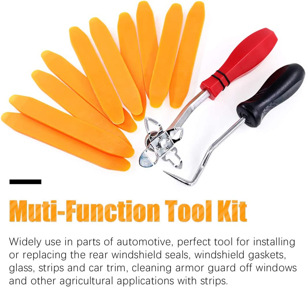 12 Piece Windshield Installation Tools Kit, 10 Piece Stick Setting Tool, 1 Piece