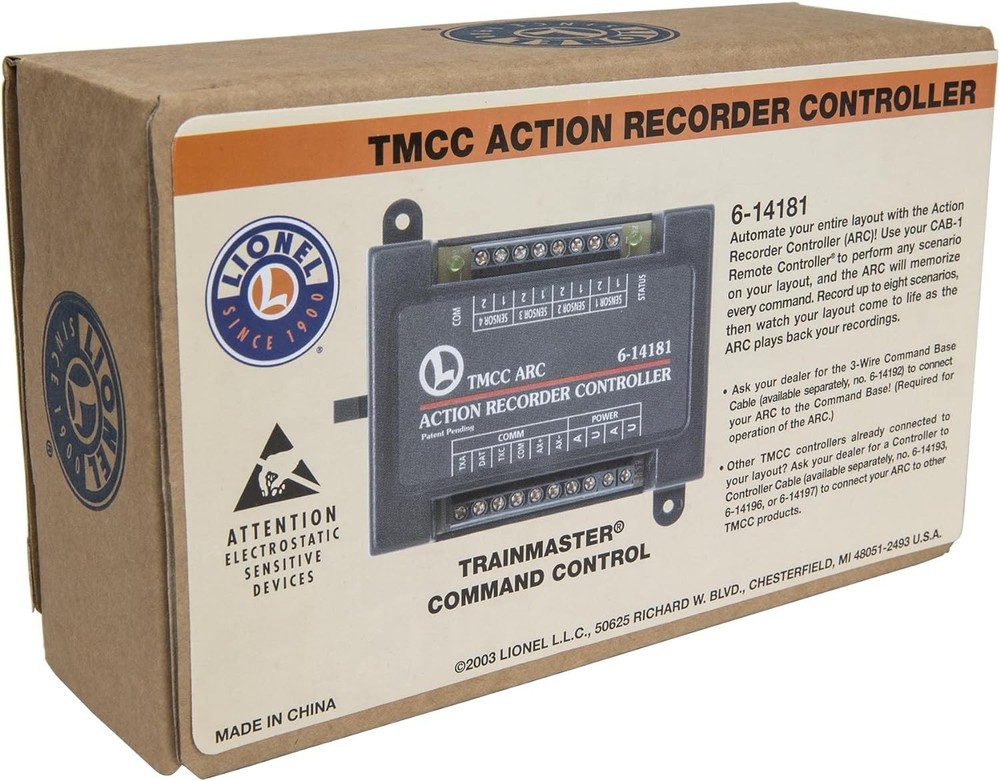 Lionel TMCC Action Recorder Controller (Arc)