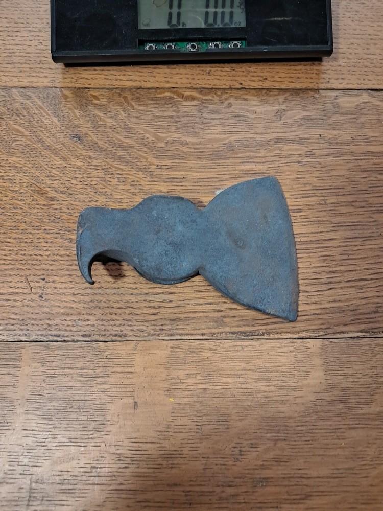 axe head 1 lb 10 oz Hand Forged By Local Blacksmith Os138