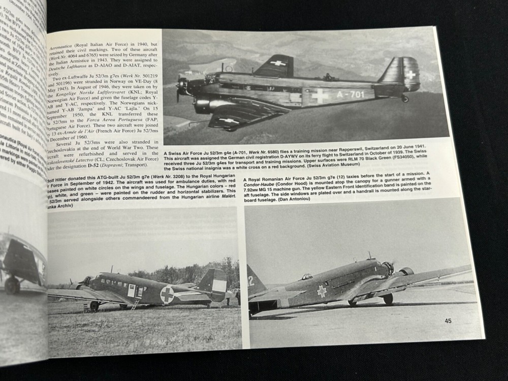 Junkers Ju 52 In Action Book