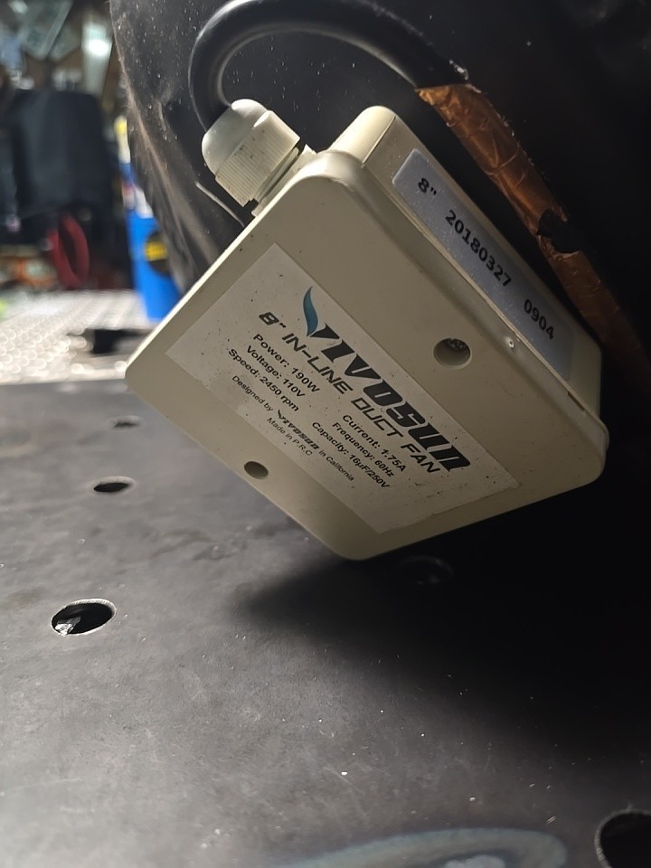 VIVOSUN 8 Inline Duct Ventilation Fan Variable Speed Control 740 CFM