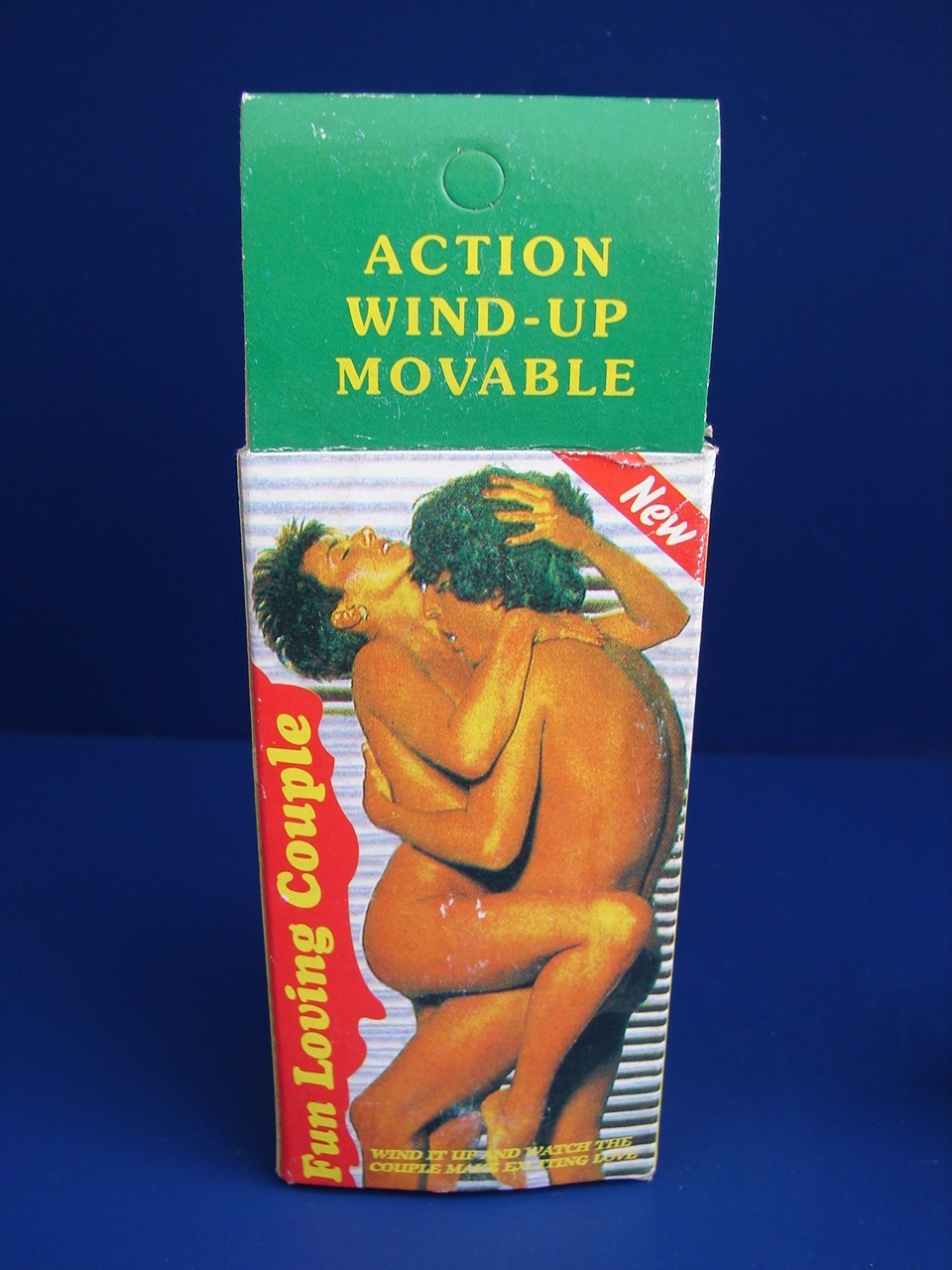 Vintage 1999 Adult Novelty Wind Up Action FUN LOVING COUPLE Toy Pipeline Product