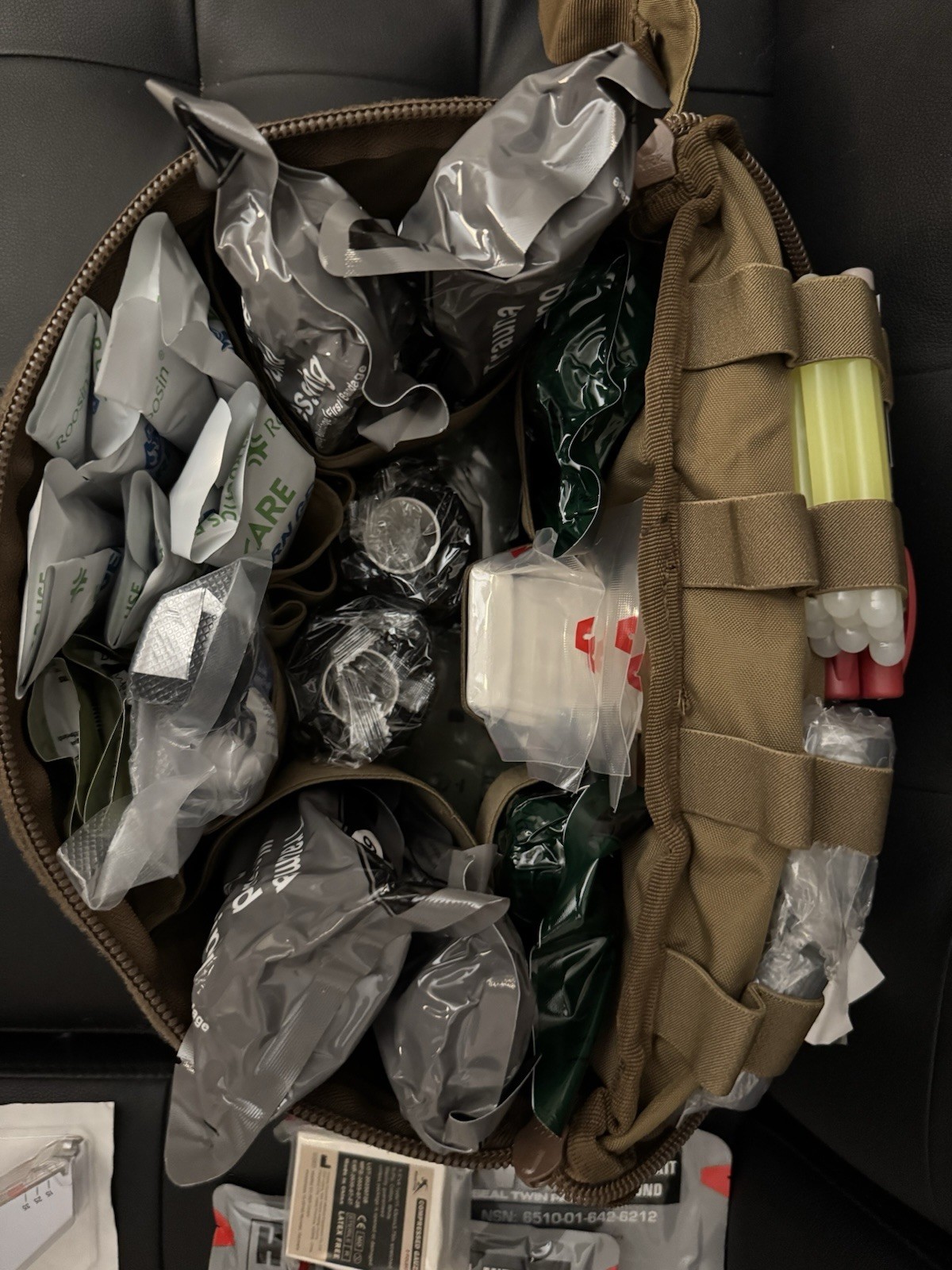 W1 Combat Casualty Squad Rescue Bag (FULLY STOCKED And UNEXPIRED)