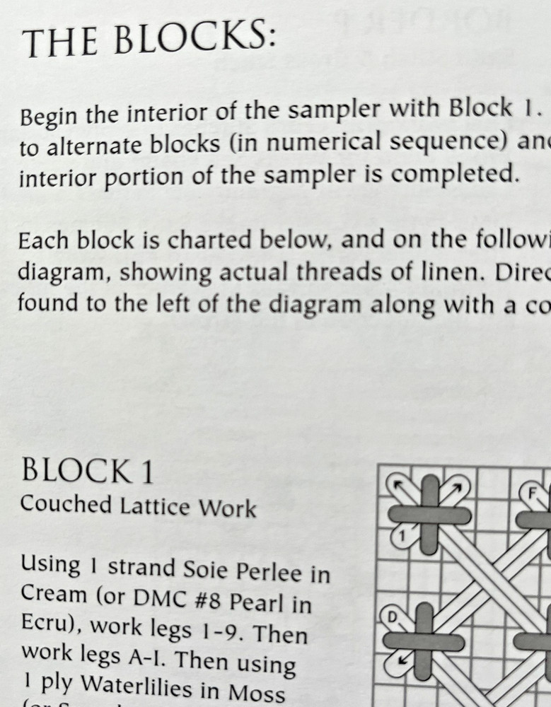 The Drawn Thread Toccata Number One charted needlework design pattern 2003
