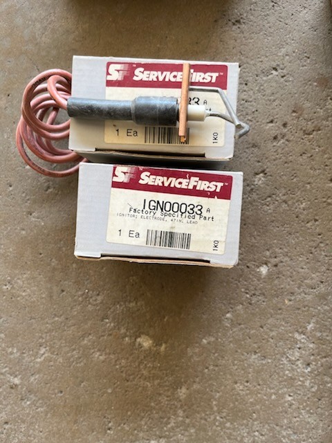 Trane rooftop spark ignitors IGN00033