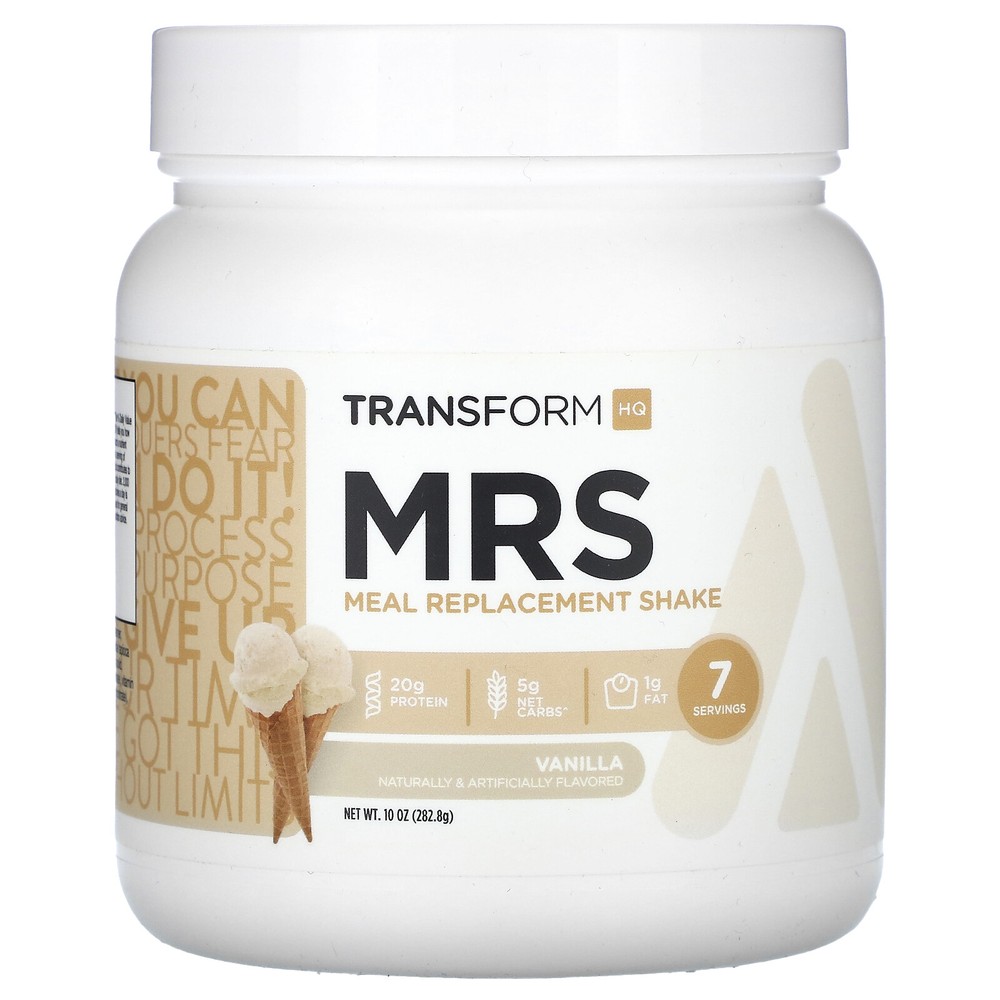MRS, Meal Replacement Shake, Vanilla, 10 oz (282.8 g)