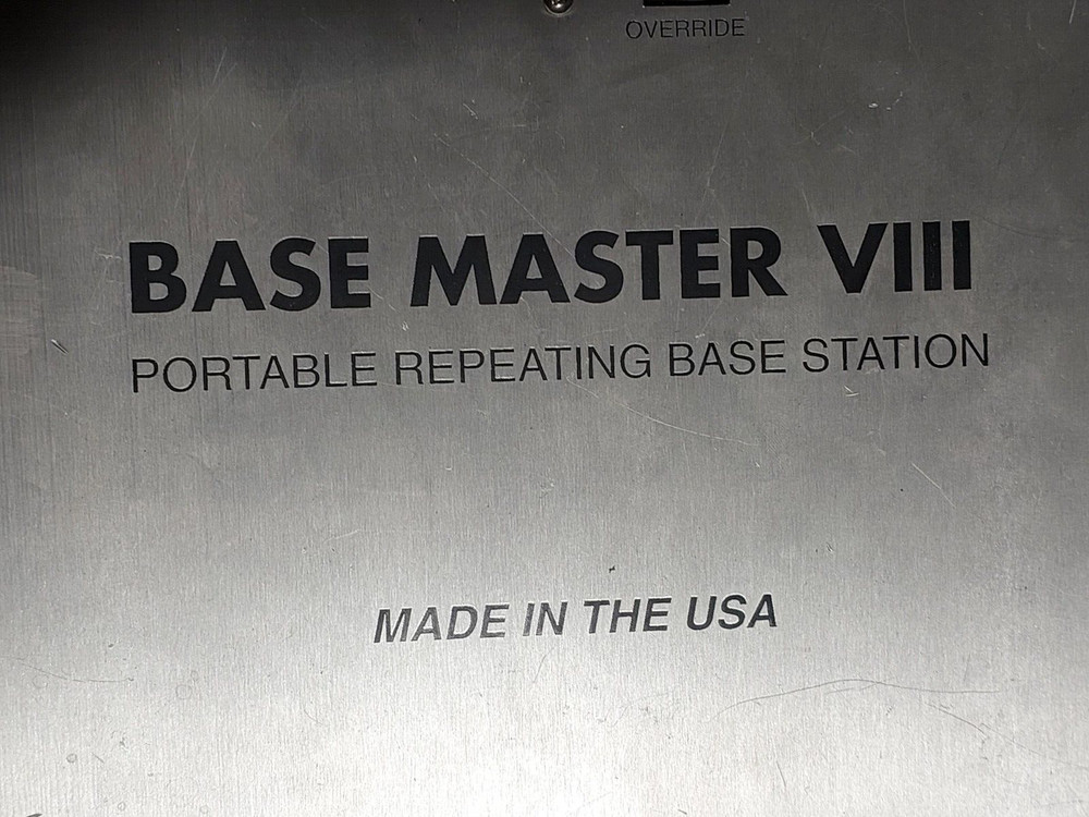 Earmark BASEMASTER VIII Portable Full-Duplex Repeating Base Station /Works