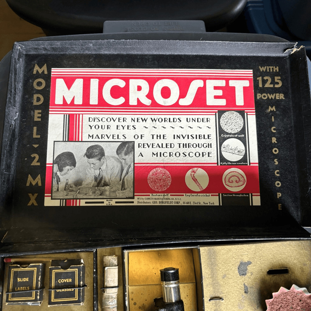 Microset Model 2MX With 125 Power Microscope