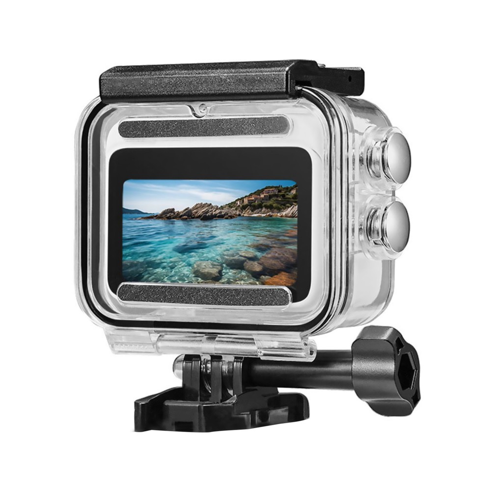 Waterproof Case WIth Bracket Screw Durable For Camera Clear Shooting Underwater