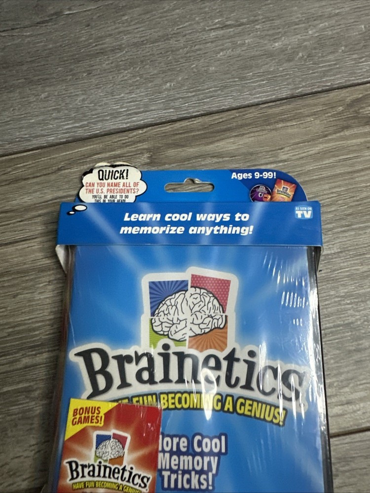 Brainetics - More Cool Memory Tricks! DVD New Sealed