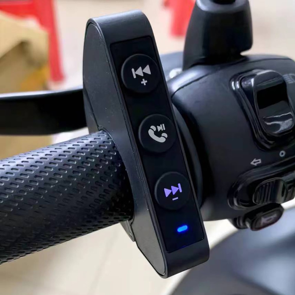 Wireless Bluetooth Motorcycle Steering Wheel Media Remote Control Waterproof