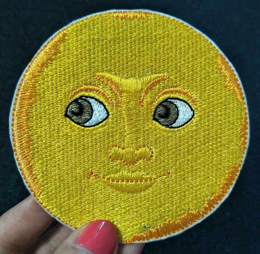 THE SUN 3" Embroidered SEWN/IRON ON Patch