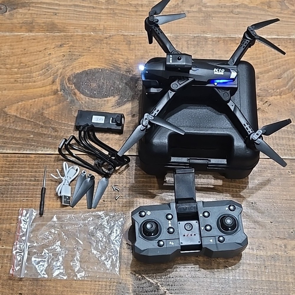 K10 Max Drone 4K High-Definition Three Camera Optical Extra Battery Case Extras