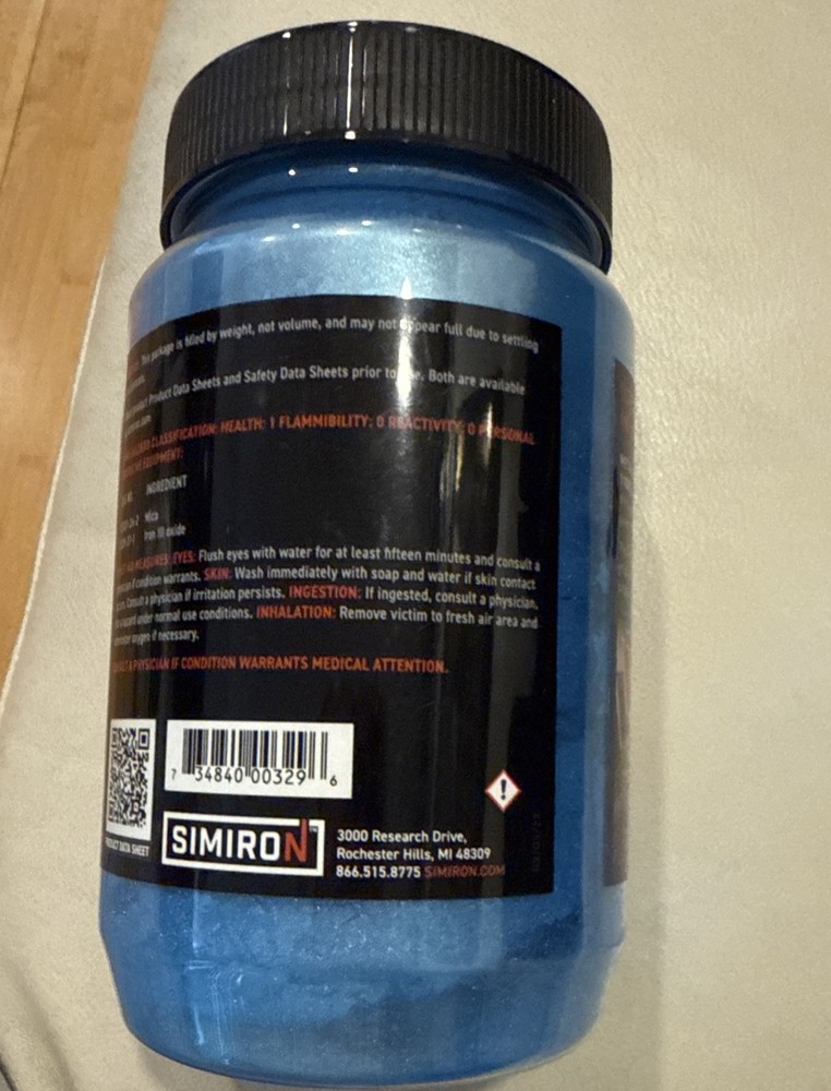 Simiron Metallic Additive Luster Blue 32 Oz