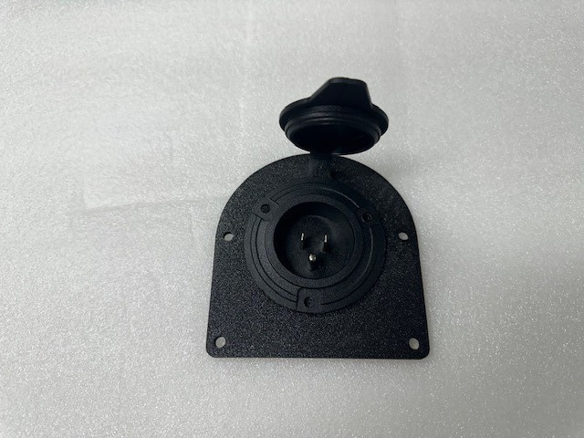 For Club Car Precedent Charger Port Cover Plate Adapter Lithium + 120V Plug Gen3