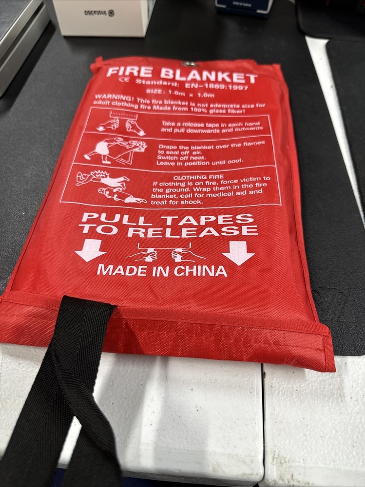 Fire Blanket - 39” x 39” - Fire Suppression Blanket