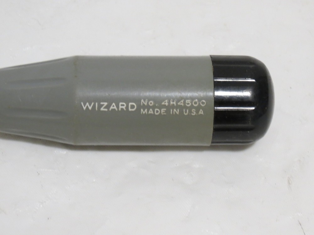 Wizard 4H4500 Push Drill Automatic Quick Chuck w/4 Bits and Original Case Used