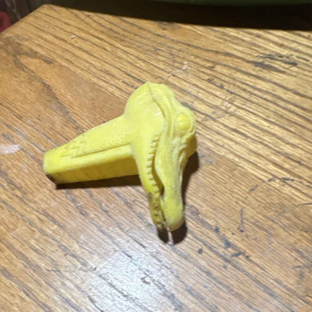 Yellow Alligator Candy & Nut Dispenser Head