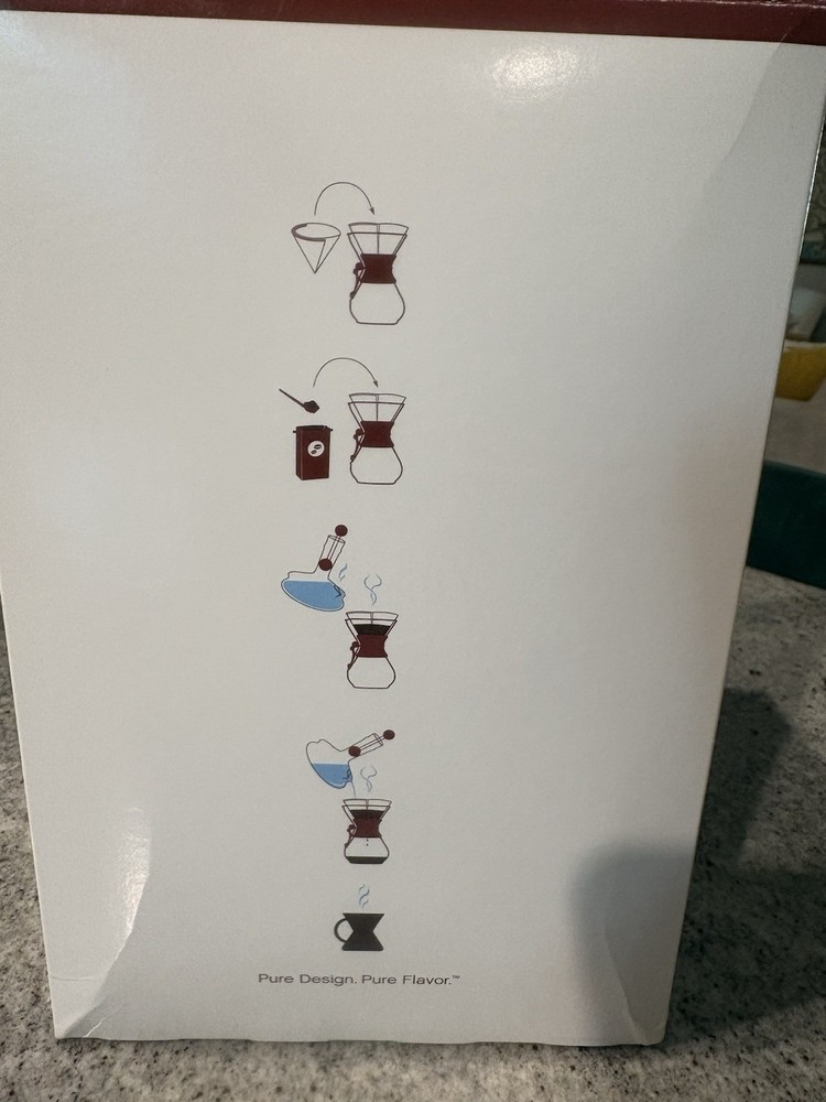 Chemex 8 Cup Pour Over Filter-drop Coffee Maker