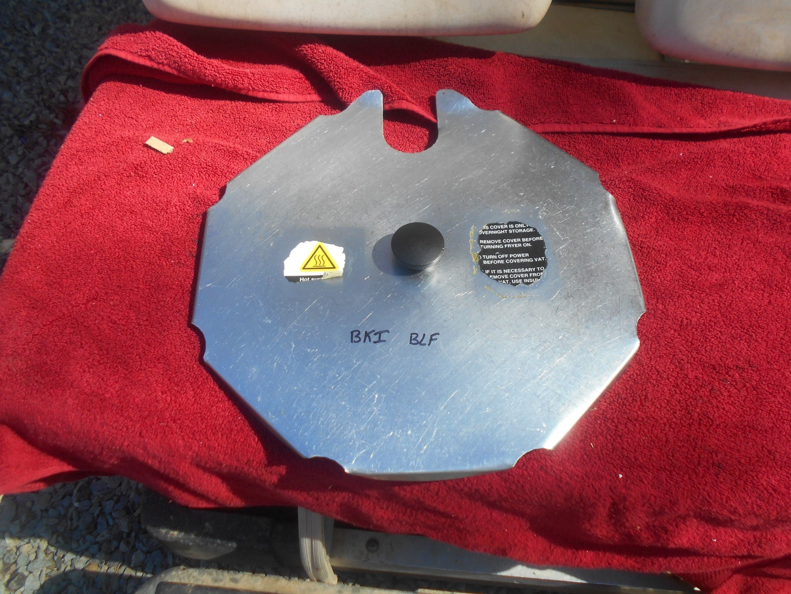 BKI BLF COMMERCIAL FRYER LID