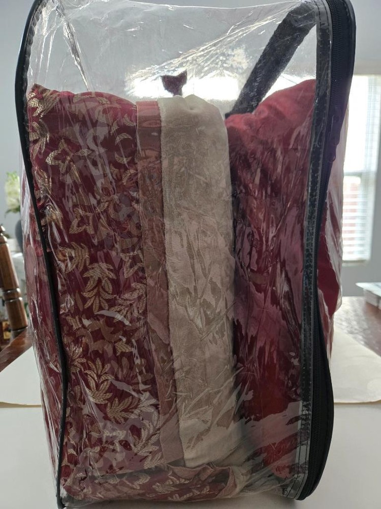 JLA Home Red Samara 9-Pc. King Comforter Set