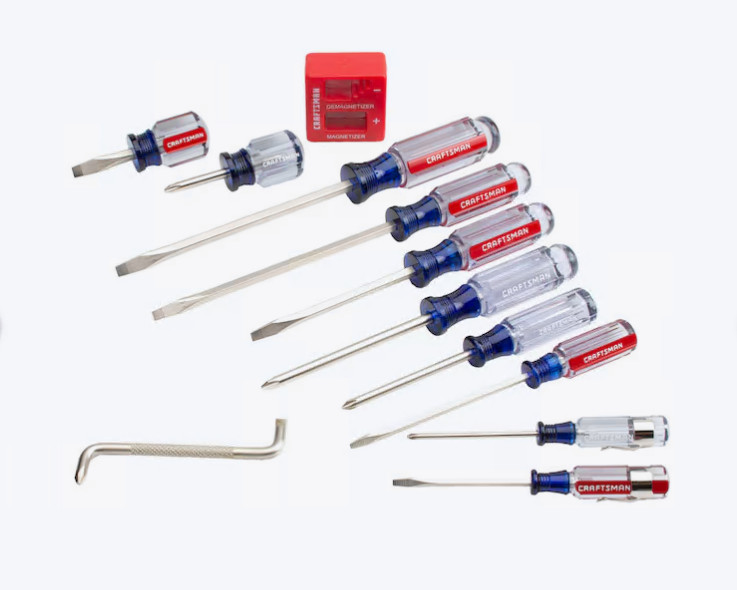 CRAFTSMAN Screwdriver Set Assorted 12 Piece High Torque (CMHT65044)