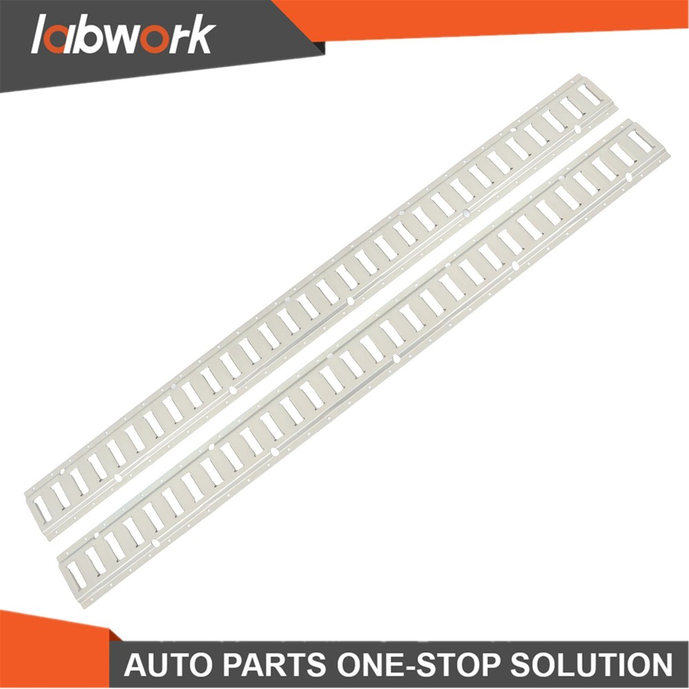 Labwork 2PC 5' E-Track Tie-Down Rail For Truck Trailer Cargo Van Utility