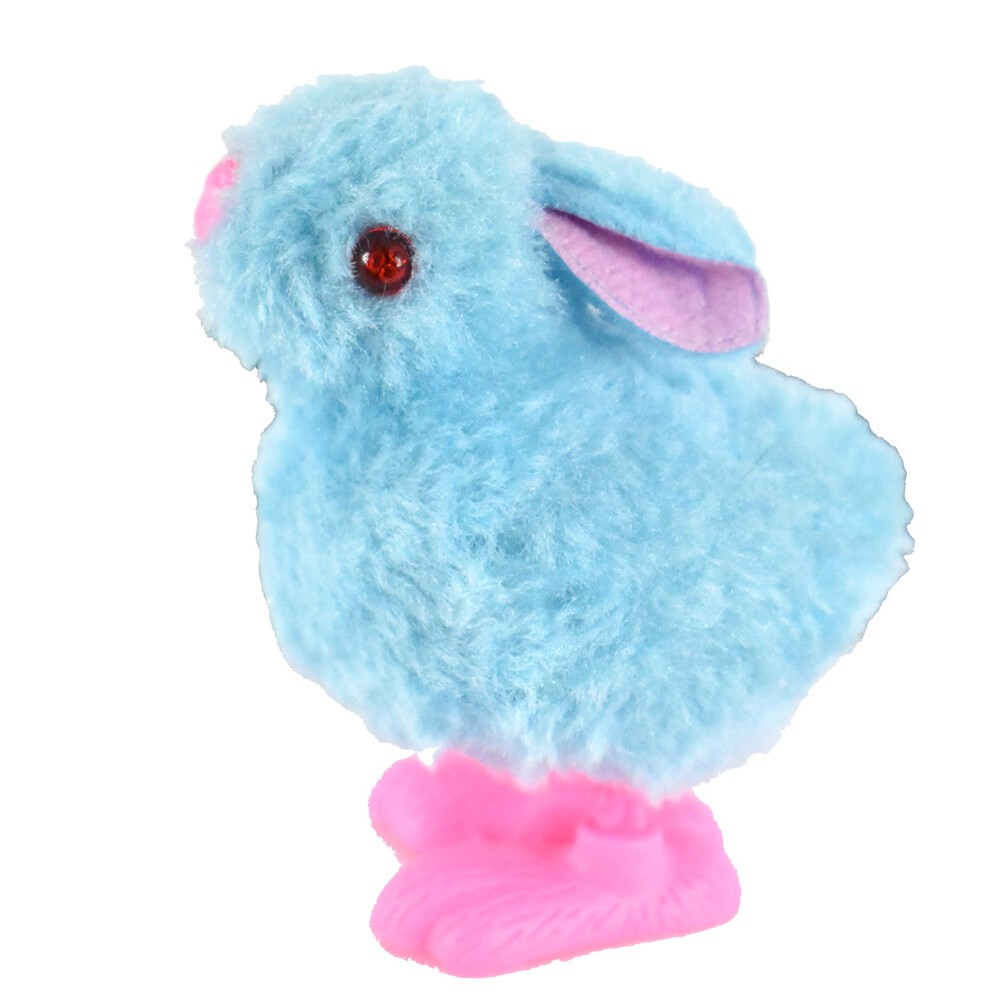 Wind Up Hopping Bunny Easter Egg Bunny 2 Pack (Blue)