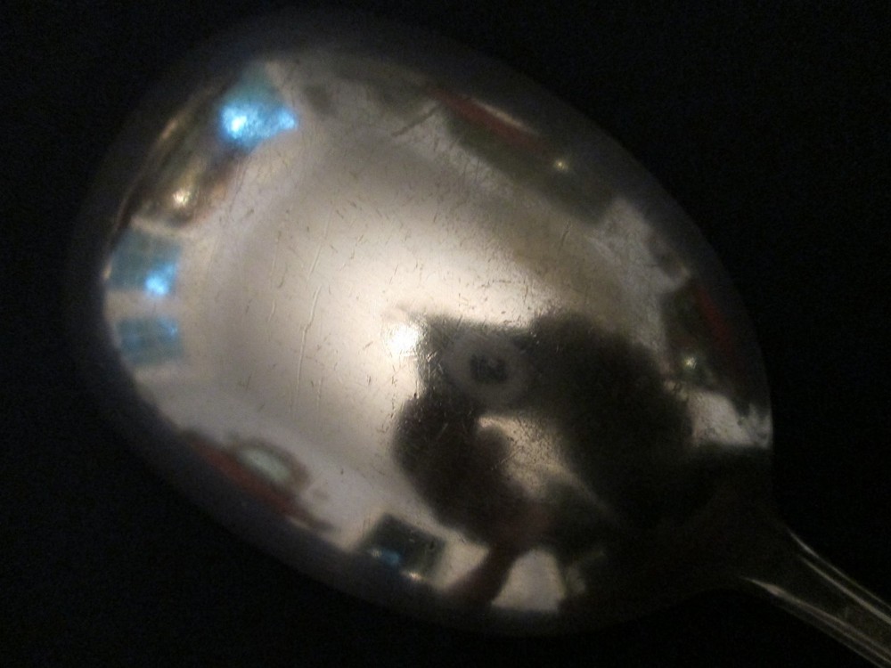 CASSEROLE SPOON! Vintage WALLACE silverplate: VISION pattern: EXCELLENT!