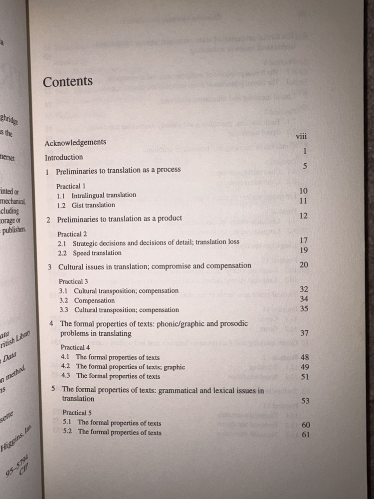 Thinking German Translation: A Course in Translation Method: A C