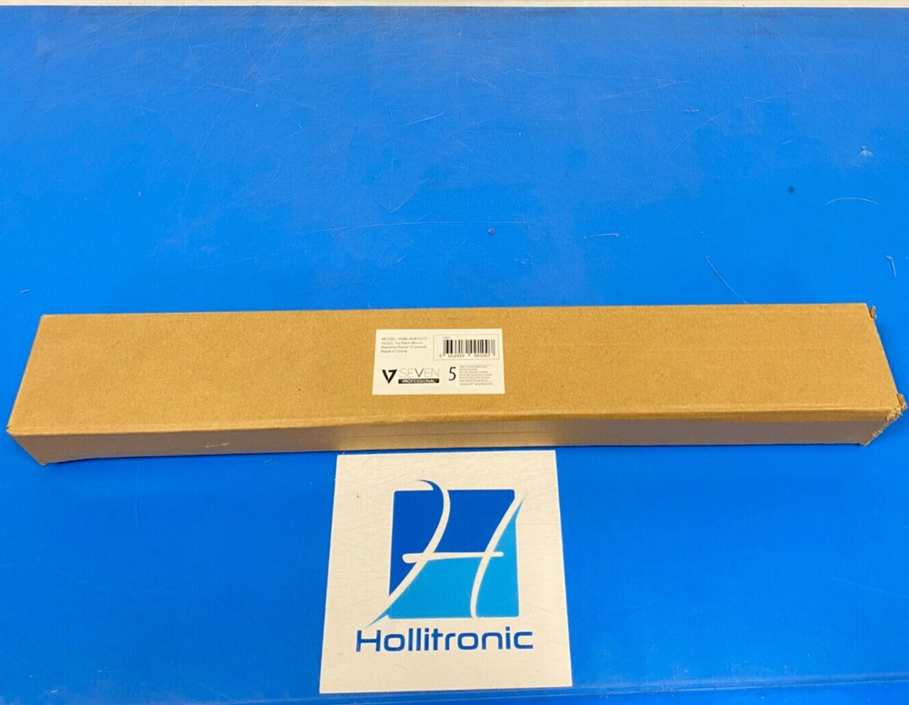 SEVEN RMBLANK1U10 RACK MOUNT BLANKING PANEL 10PCS