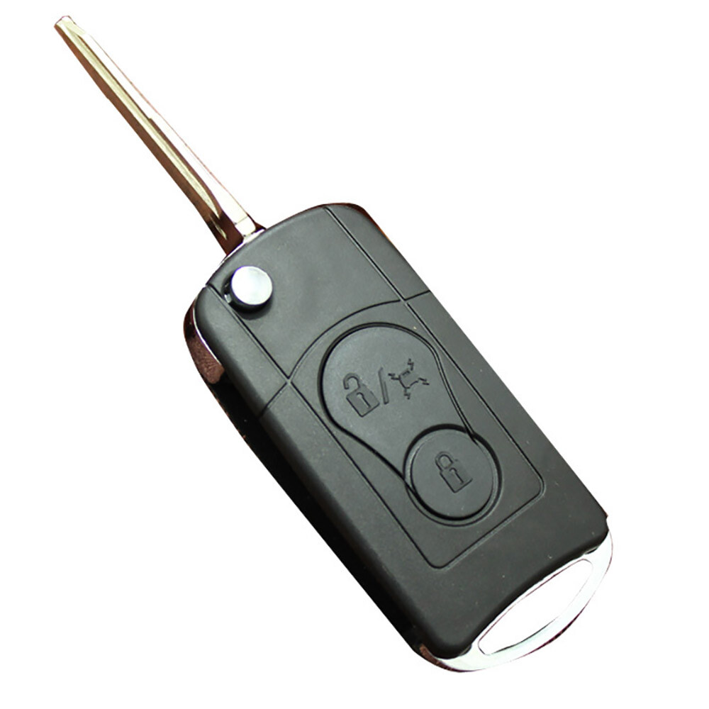 2 Button Remote Key Shell Case Replacement For SsangYong Actyon Kyron Rexton