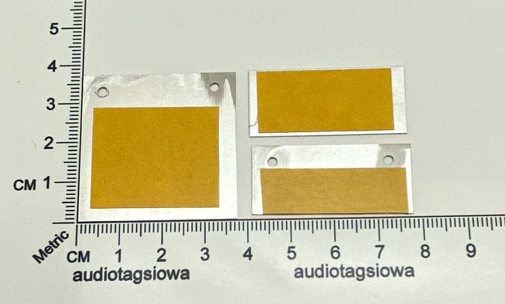 Nakamichi BX-1 Cassette Function Button Labels Custom Made Aluminum Full Set