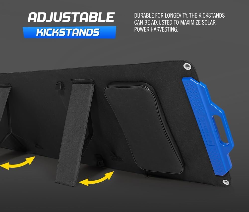200W Solar Panels 18V Foldable Monocrystalline Solar Panel Adjustable bracket