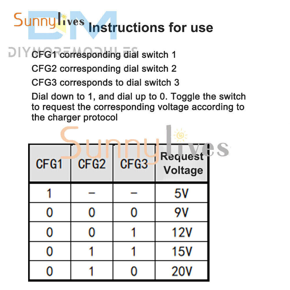 USB Type-C PD Trigger Board Module PD/QC Decoy Board Fast Charge Test Board