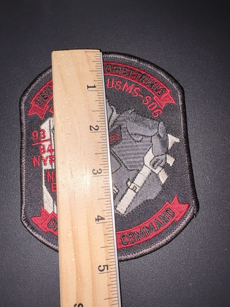 New York Terrorist Trials Operations Command NYTTOC Police Patch
