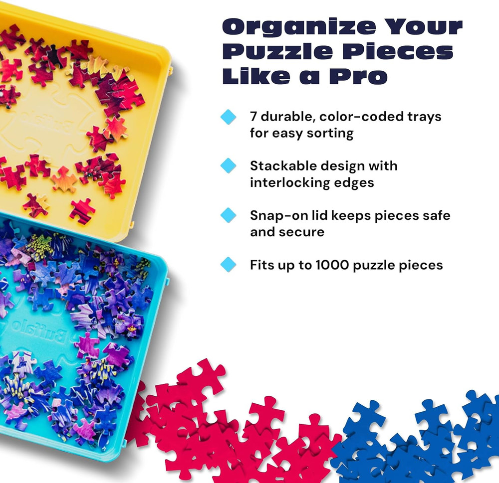 - Puzzle Sorting Trays - 7 Count (Pack of 1)