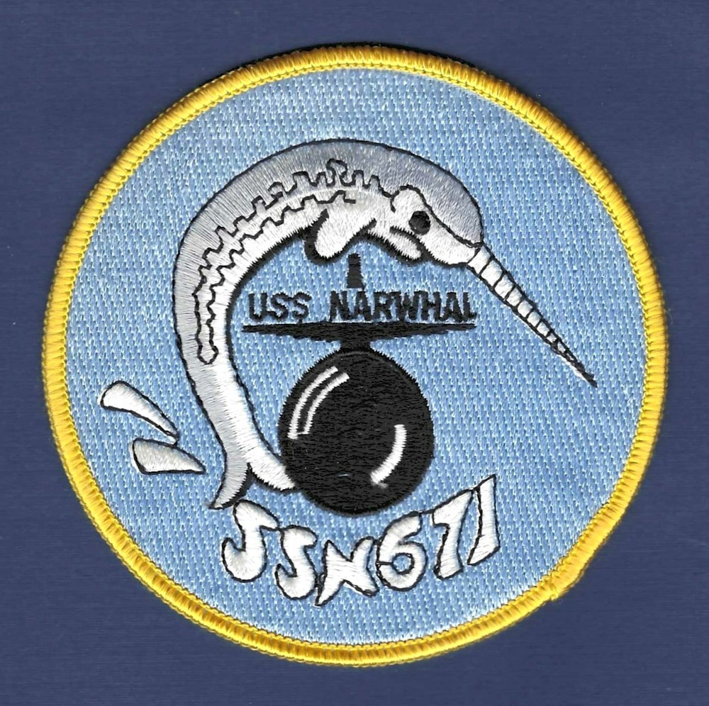 USS NARWHAL SSN-671 Nuclear-Powered Submarine Patch
