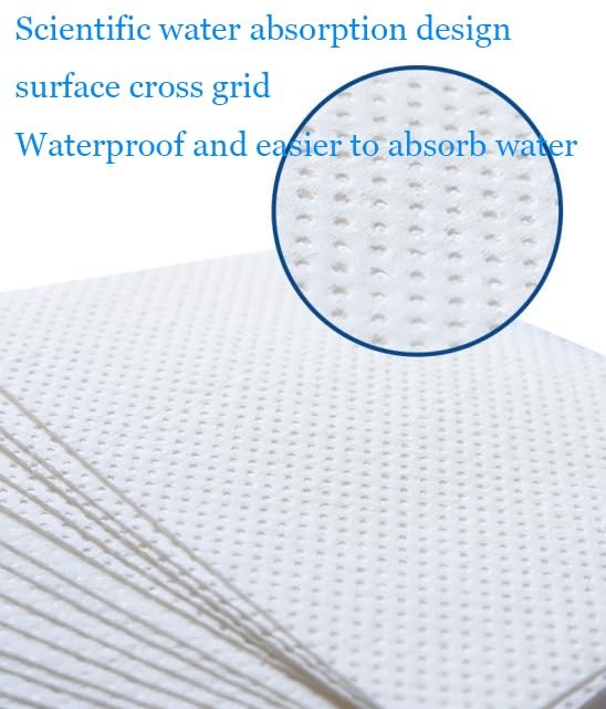 Super Absorbent Commode Pads, 40 Pack Bedside Pads for Portable White