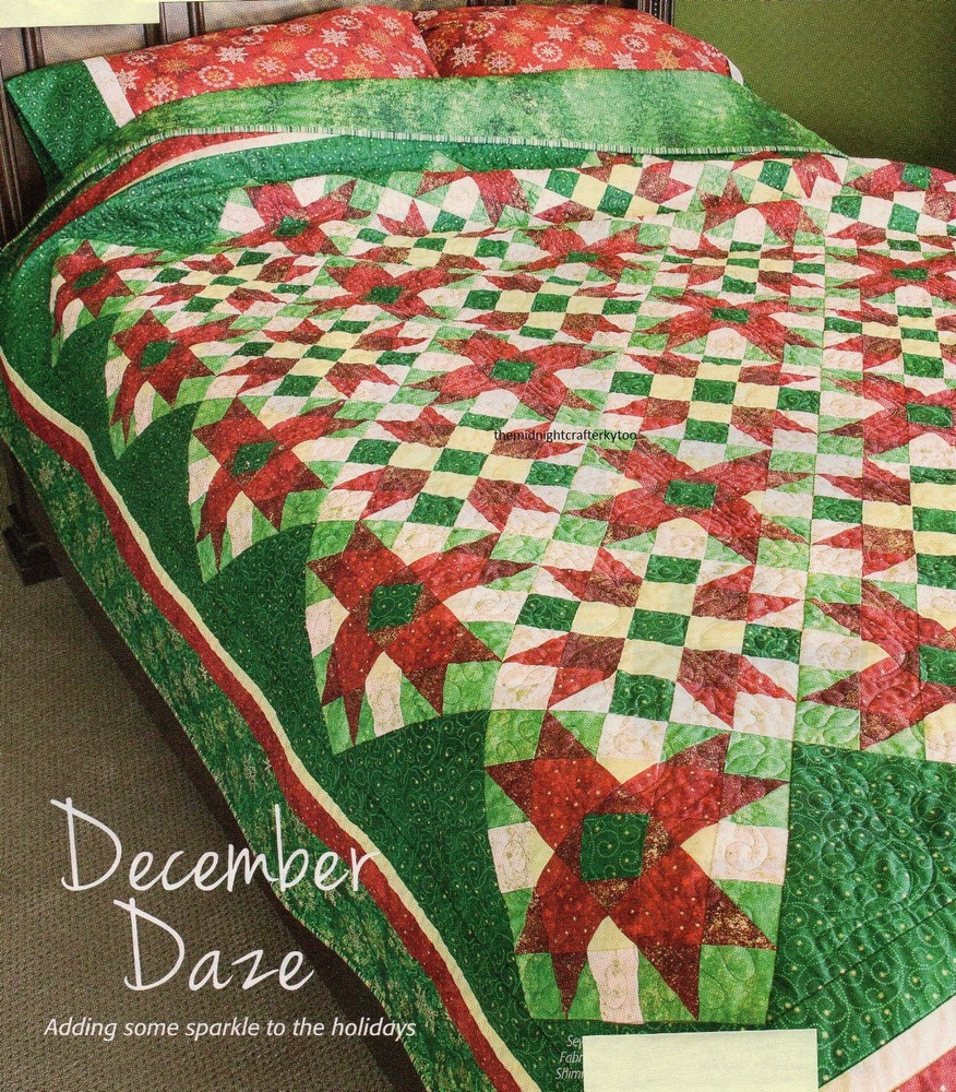 December Daze Quilt Pattern Pieced EF