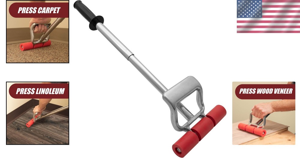 Non-Marring Heavy Duty Roller for Flooring Installations - 7-1/2" Surface Width