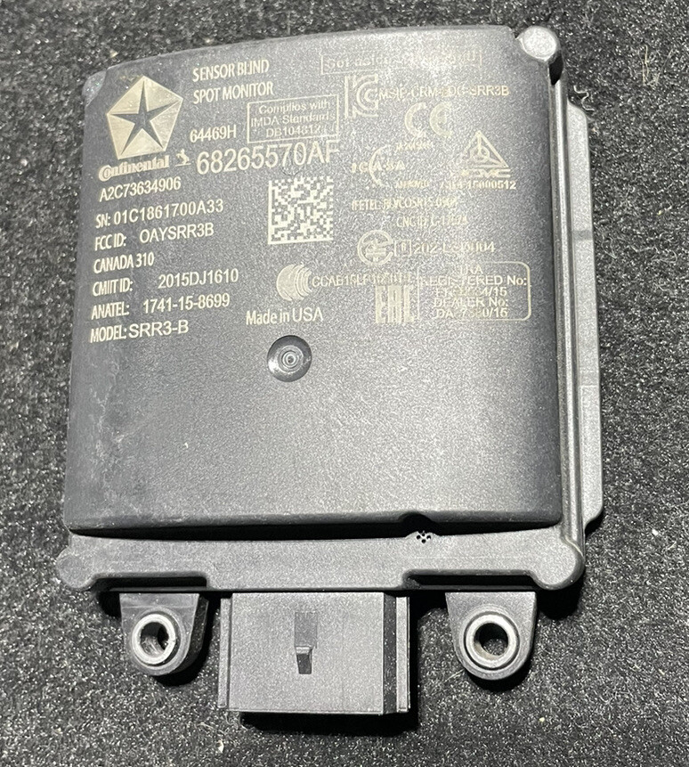 Mopar 68418245AC Blind Spot Detection System Warning Sensor Cherokee Durango