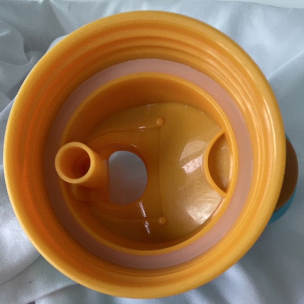 Replacement Lid, Blue Orange Plastic