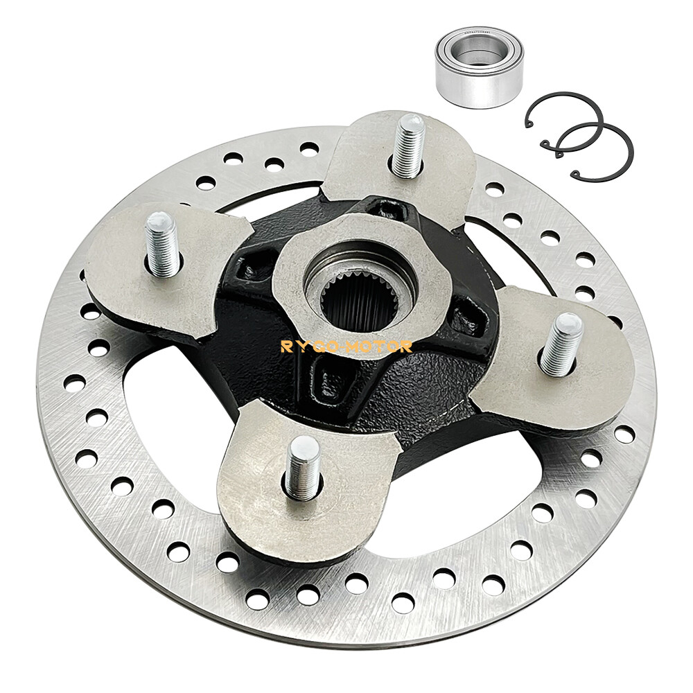 Front/Rear Wheel Hub Bearing Studs Brake Rotor for Polaris RZR XP 1000 2014-2023