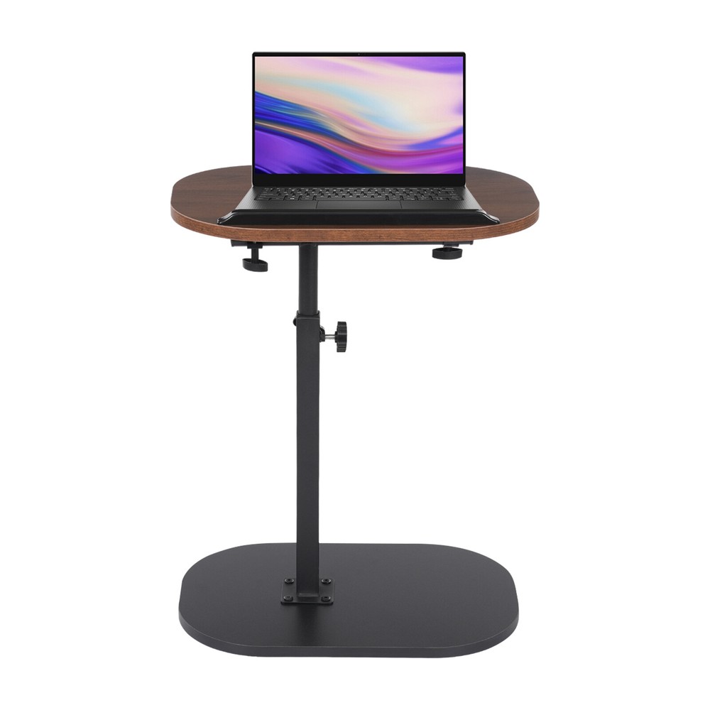 C-shaped Side Table Small Freestanding Coffee Table Height Adjustable Side Table