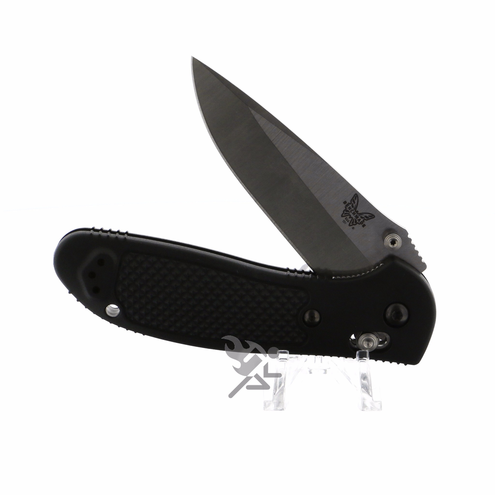 Pocket Knife Display Stand Deluxe Easels with 1/2" Shelf, Clear 250 Pack