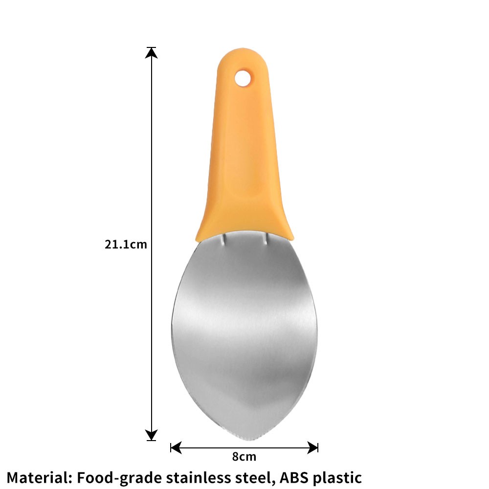 Multi-Purpose Mango Slicer Scooping Spoon, Multifunctional Slicer TL