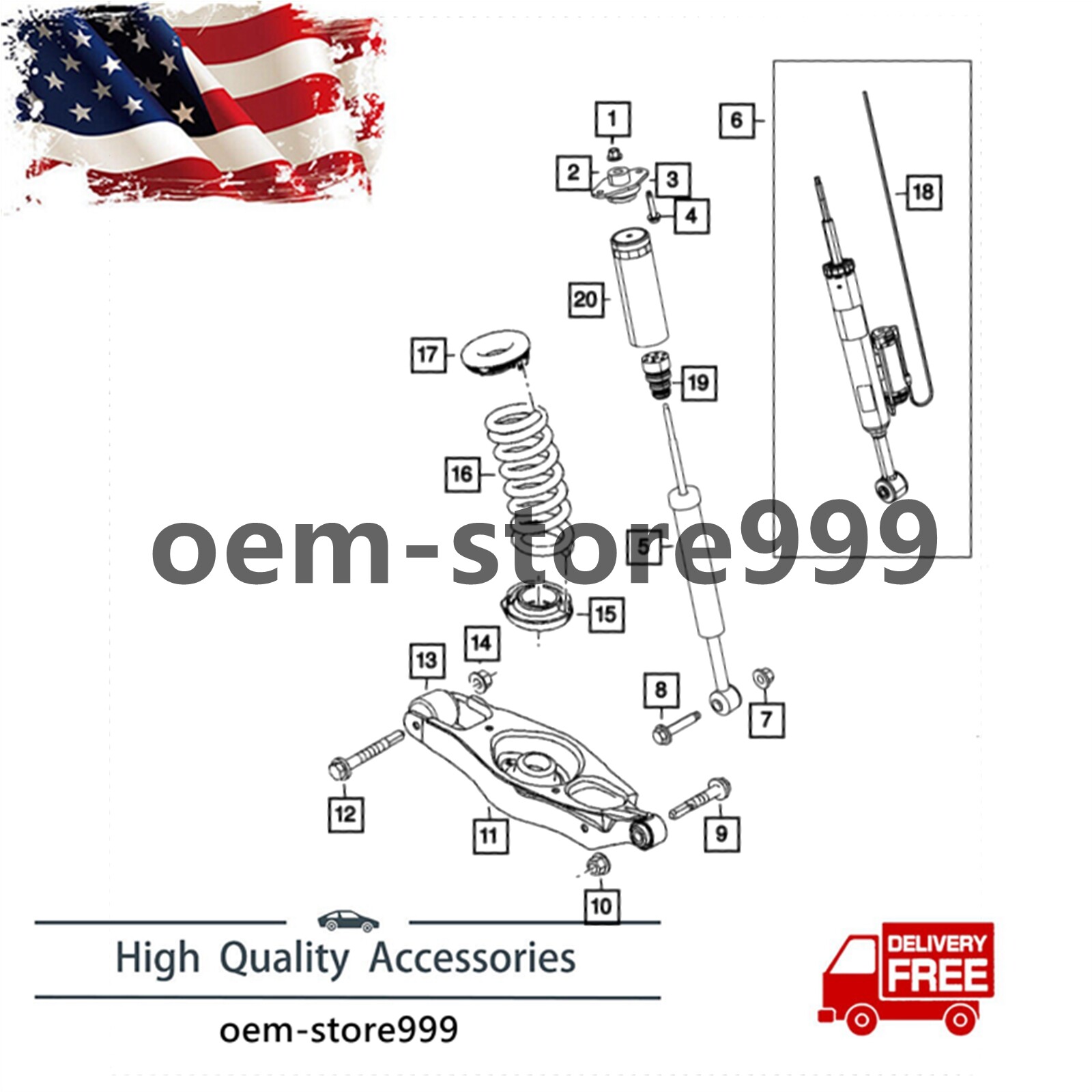 Genuine Mopar 2014-2023 JEEP RAM DODGE CHRYSLER FIAT Multiair Actuator 5047980AC